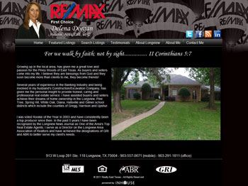 web design for Delena Dorgan