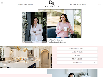 web design for Stacie Rogers Realty